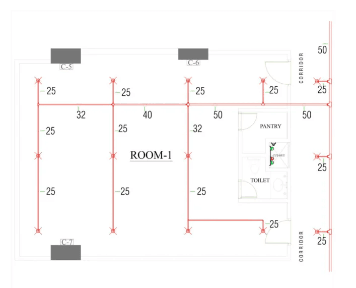 Fire Sprinkler Layout